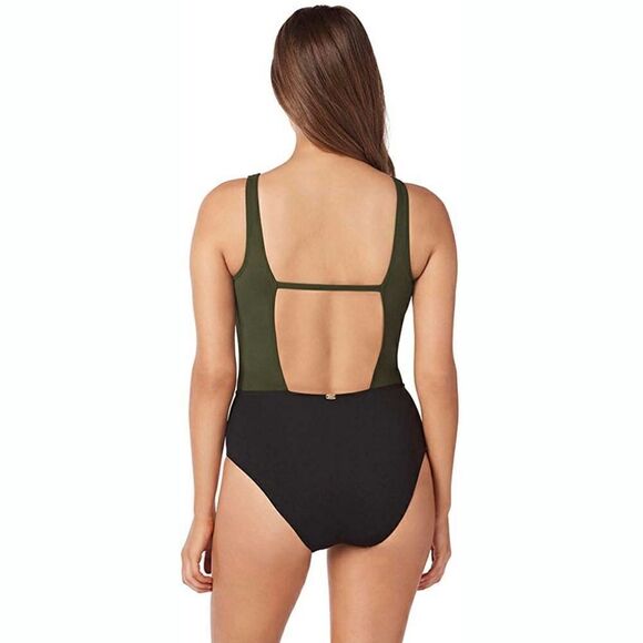 New! AMORESSA MIRACLESUIT V-Neck Women's One-Piece Swimsuit Bathing Suit Size 10 - Picture 2 of 8